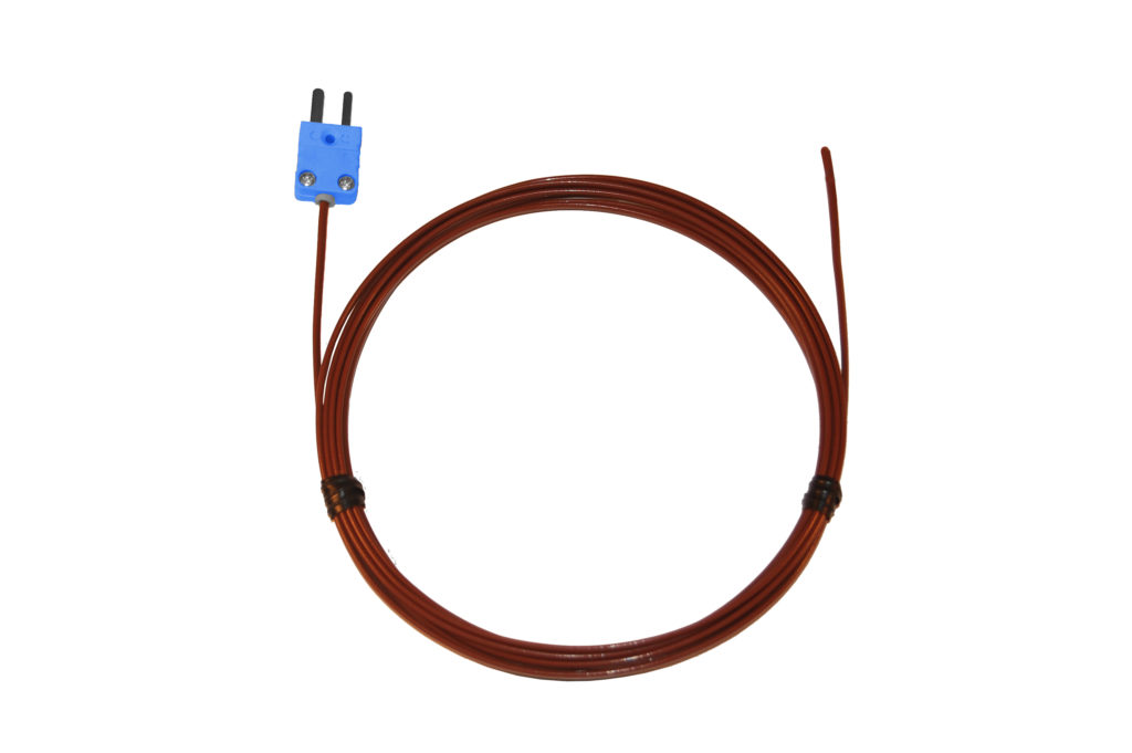 08466-83 Type-T, FEP-Insulated Probe, Coated Junction, Mini-Connector, Ungrounded, 24 -Gauge