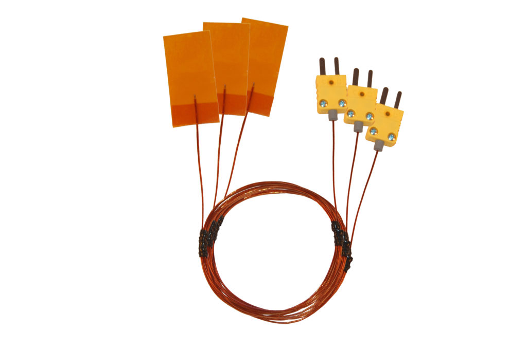 08519-52 Type-K Self-Adhesive Tape Probe Mini-Con Kapton Ins Wire (3Pk)