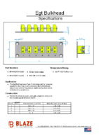 EGT Firewall Bulkhead -Datasheet